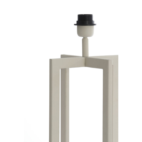 Light en Living Lampvoet 21x21x46 cm MACE crème