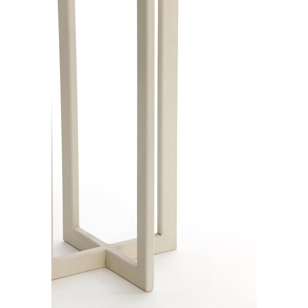 Light en Living Lampvoet 21x21x46 cm MACE crème