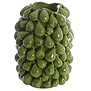 Vaas deco 35x33x47 cm NATALIA keramiek donker groen