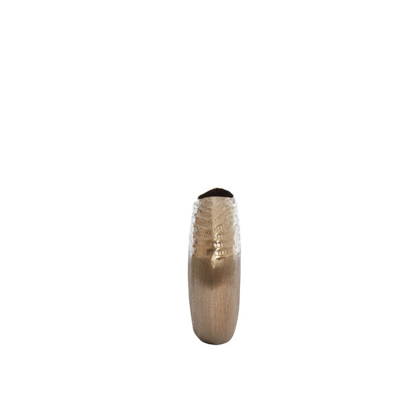 Light en Living Vaas deco 35x9,5x34 cm MAZAN goud