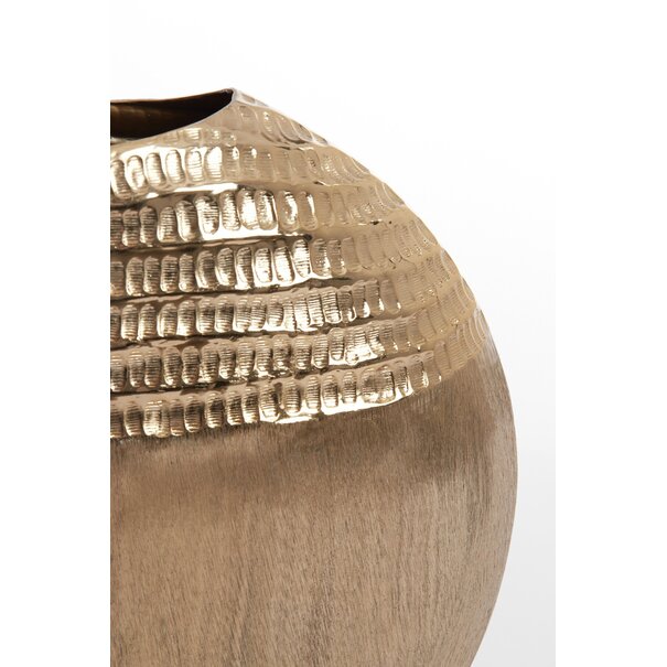 Light en Living Vaas deco 35x9,5x34 cm MAZAN goud