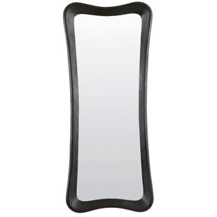 Spiegel 68x6x160 cm ALAMOS hout mat  zwart