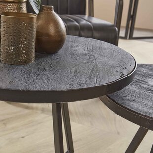 Bijzettafel set Yucon black