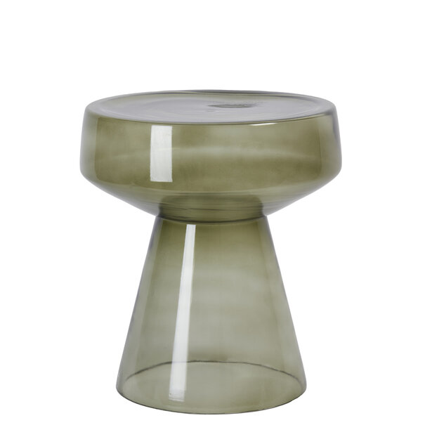 Light en Living Bijzettafel Ø37x44 cm DAKWA glas grijs  groen