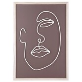 Schilderij Art Line Drawing Medium