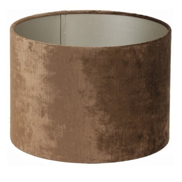 Light en Living Light & Living Lampenkap Cilinder GEMSTONE Bruin 30-30-21 cm