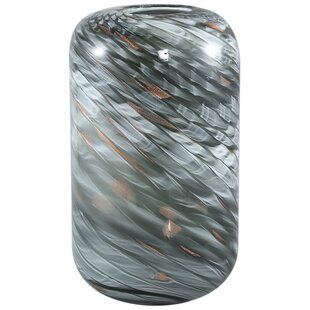 Vaas Kelsh Grijs Waves glas mixed rond L
