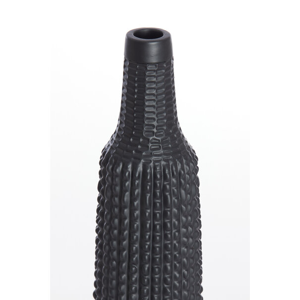 Light en Living Vaas Ø9,5x46 cm ANGIRA mat zwart