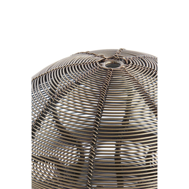 Light en Living Theelicht Ø20x24 cm MUSHROOM antiek  brons