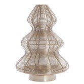Windlicht Ø25x35 cm CHRISTMAS TREE  licht goud