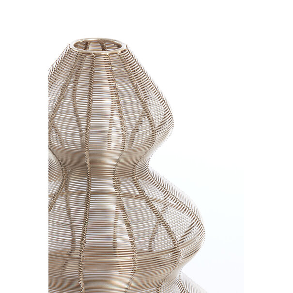Light en Living Windlicht Ø25x35 cm CHRISTMAS TREE  licht goud