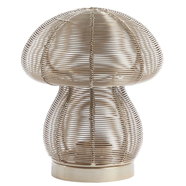 Light en Living Theelicht Ø15x18 cm MUSHROOM licht  goud