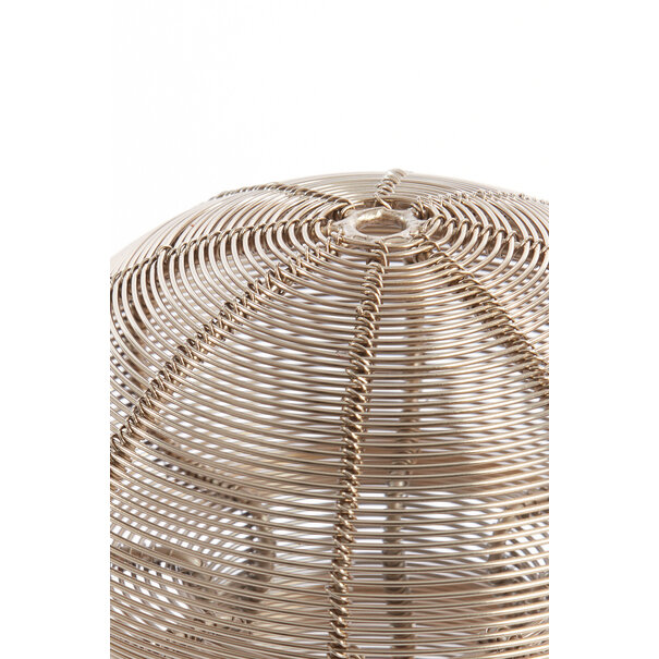 Light en Living Theelicht Ø15x18 cm MUSHROOM licht  goud
