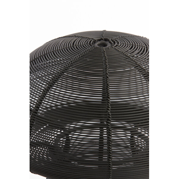 Light en Living Theelicht Ø20x24 cm MUSHROOM mat  zwart