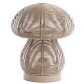 Theelicht Ø15x18 cm MUSHROOM mat  beige