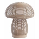 Theelicht Ø20x24 cm MUSHROOM mat  beige