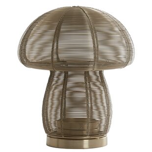 Theelicht Ø20x24 cm MUSHROOM licht  goud