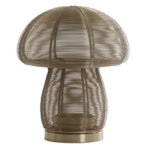 Light en Living Theelicht Ø20x24 cm MUSHROOM licht  goud
