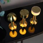 Tafellamp Lampa goud / wit oplaadbaar