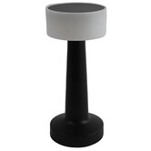 Tafellamp Lampa zwart / wit oplaadbaar