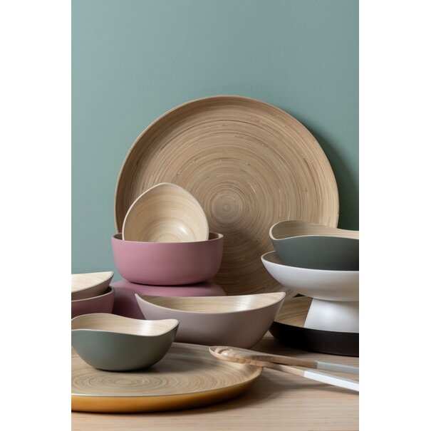 Present Time Set van 3 schalen Puro Organic groen