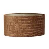 Ovale lampenkap PRAYA bruin 45x21x22 cm - Light & Living