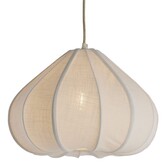 Hanglamp Ø38,5x28 cm ZUBEDA crème