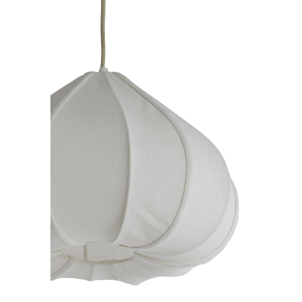 Light en Living Hanglamp Ø38,5x28 cm ZUBEDA crème