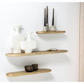 Wandplank Tre 2 mango 69 cm – naturel