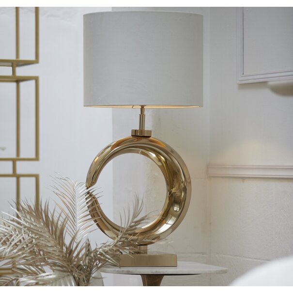 Light en Living Kap cilinder 40-40-30 cm VELOURS off white