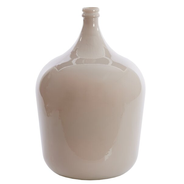 Light & Living Vaas Ø36,5x56 cm INCA glas glans taupe