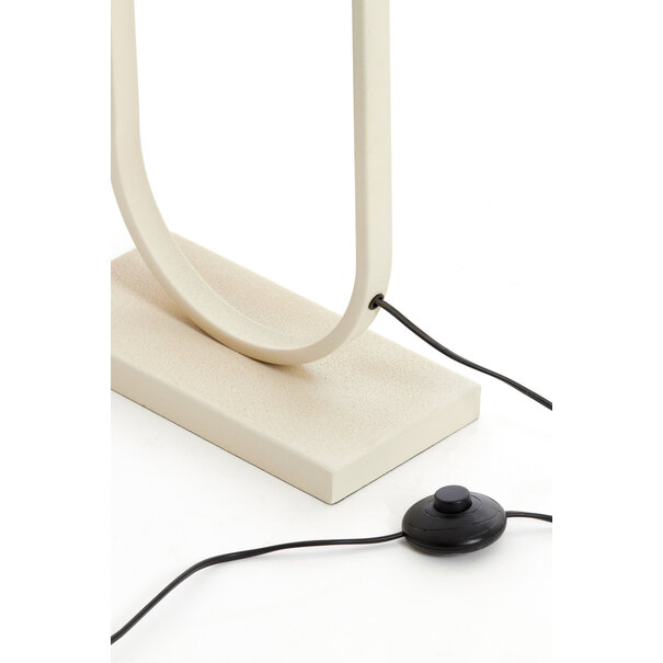 Light en Living Vloerlamp 30x15x142 cm JAMIRI crème