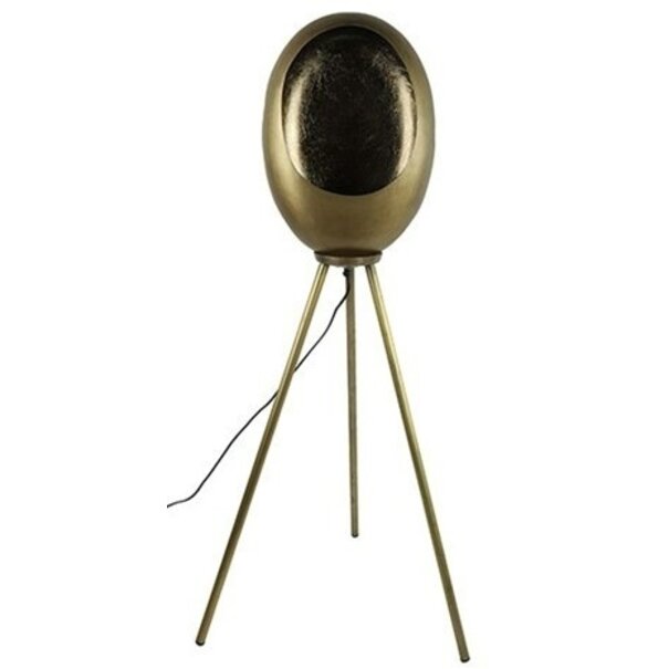 Countryfield Industriële Vloerlamp E27 Eggy in Koper