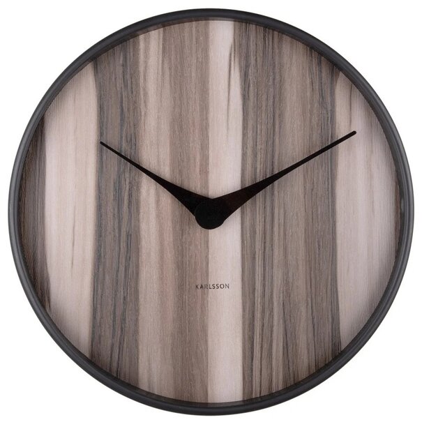 Karlsson Wandklok Wood Melange donker Ø 40 cm