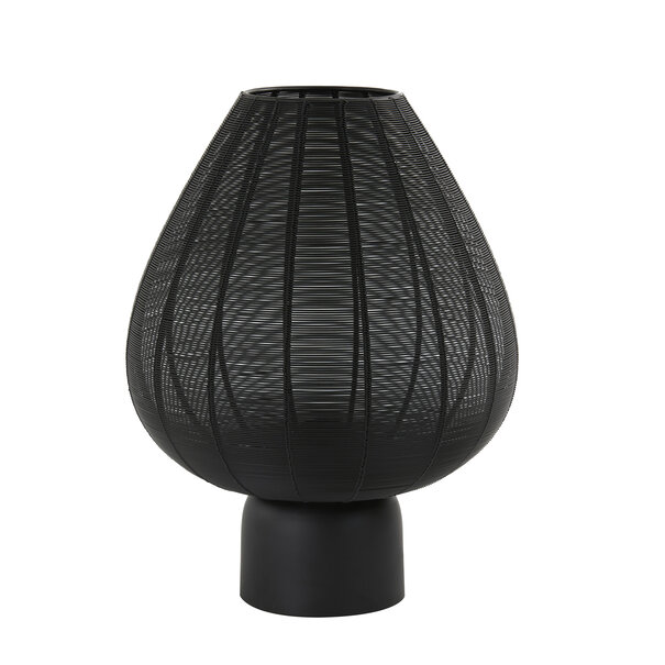 Light en Living Tafellamp Suneko zwart - 2 maten
