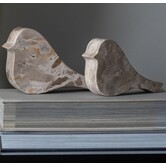 Ornament Statue Vogel marmer klein