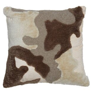 Kussen 45x45 cm CETUNO crème+donker bruin