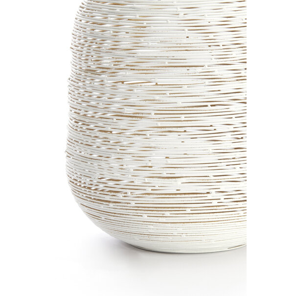 Light en Living Windlicht Ø25x30 cm BANJERA crème