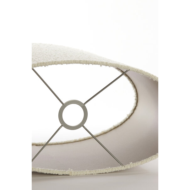 Light en Living Kap ovaal recht smal 58-24-32 cm BOLERO wit
