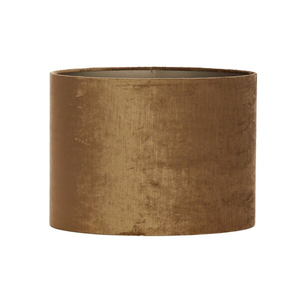 Light en Living Kap ovaal recht smal 38-17,5-19 cm GEMSTONE brons