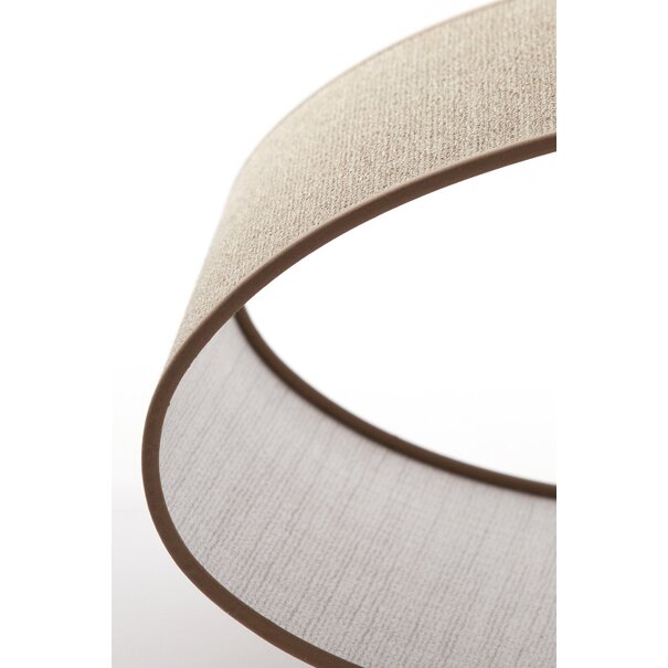 Light en Living Kap ovaal recht smal 45-21-32 cm CADEN beige