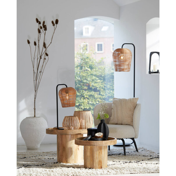 Light en Living Vloerlamp 40x30x164 cm MARENO crème