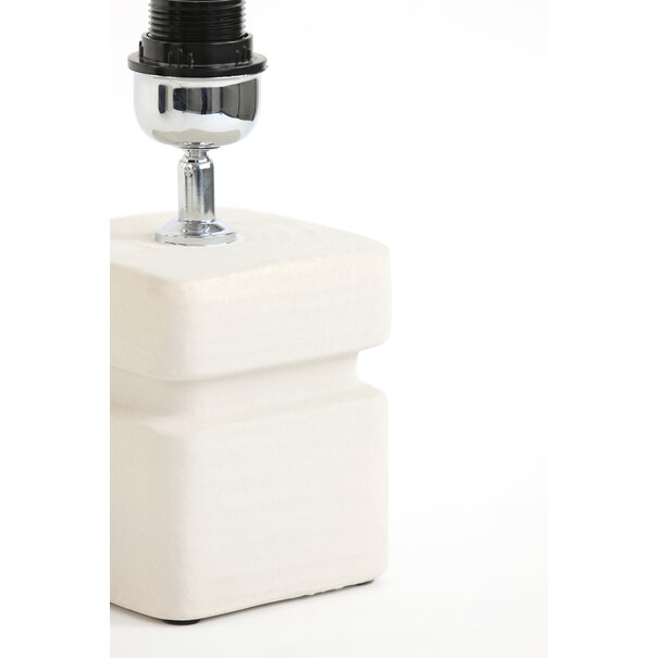 Light en Living Lampvoet 12,5x12,5x24,5 cm AMTA keramiek crème