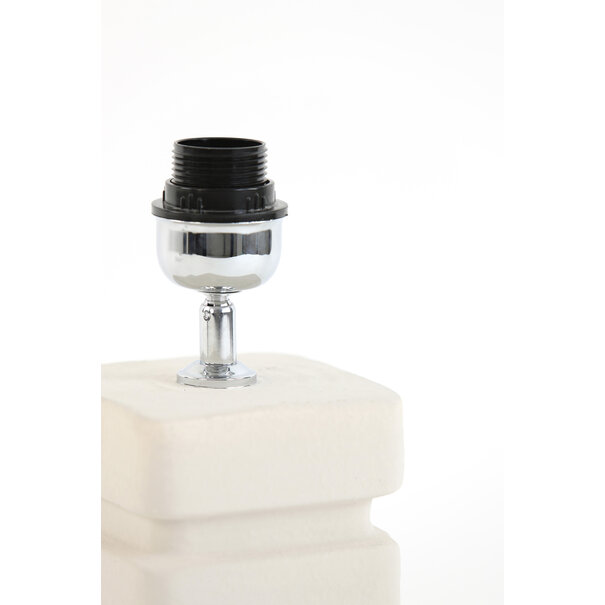 Light en Living Lampvoet 12,5x12,5x24,5 cm AMTA keramiek crème