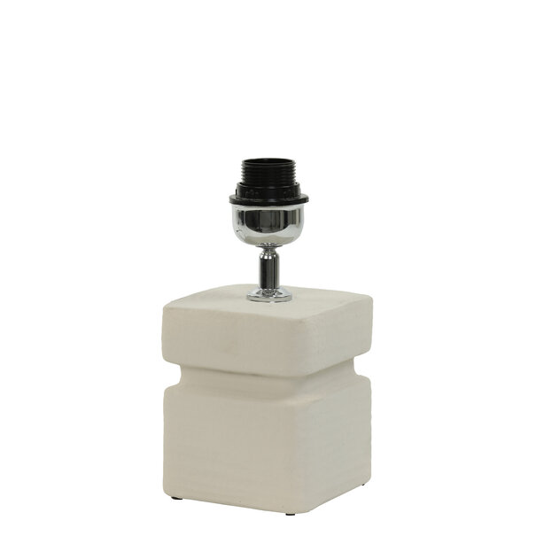 Light en Living Lampvoet 12,5x12,5x24,5 cm AMTA keramiek crème