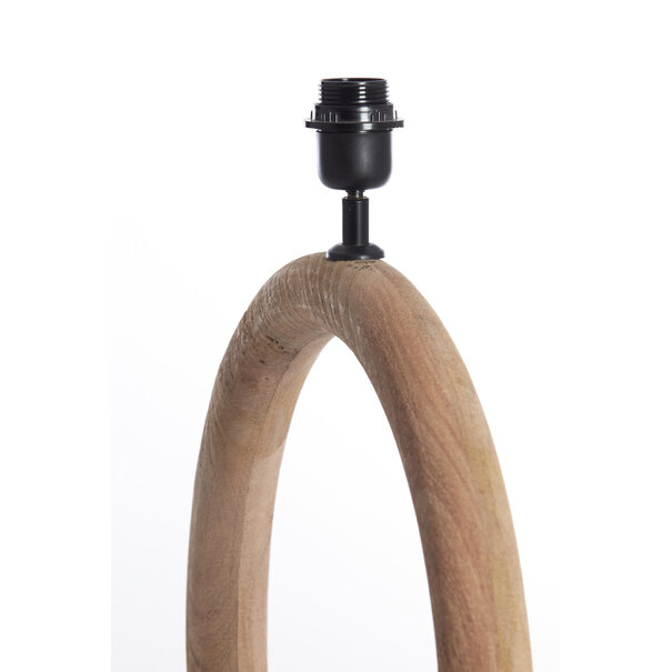 Light en Living Lampvoet 51x13x54 cm NUBIA hout mat naturel