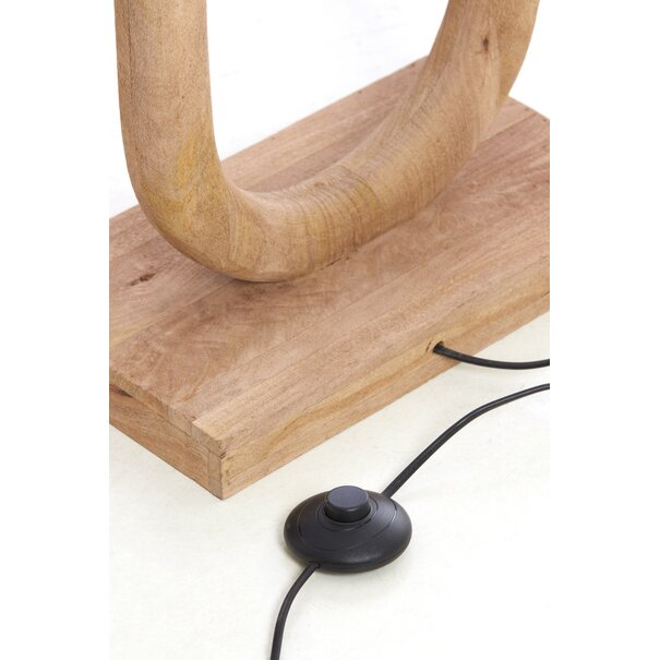 Light en Living Vloerlamp 35x20x119 cm PACECO hout mat naturel