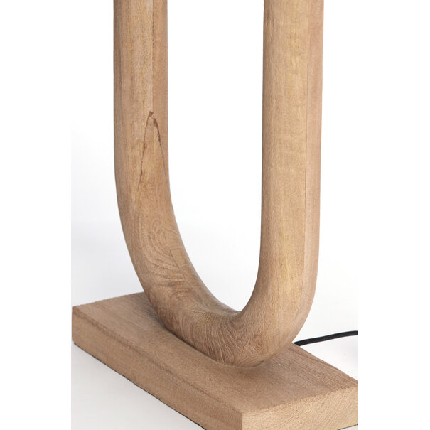 Light en Living Lampvoet 20x12x44 cm PACECO hout mat naturel