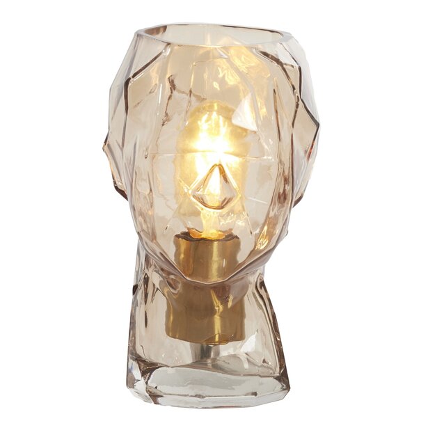 Light en Living Tafellamp Ø20x25 cm HEAD glas bruin vrouw