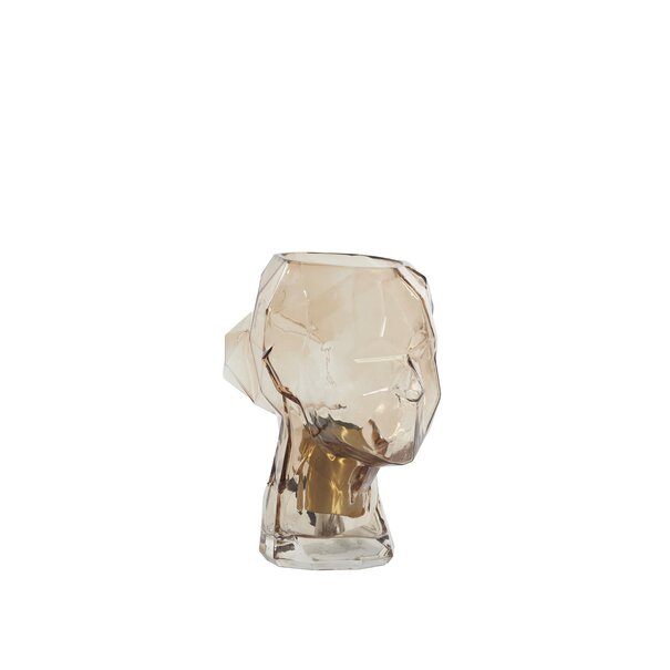 Light en Living Tafellamp Ø20x25 cm HEAD glas bruin vrouw